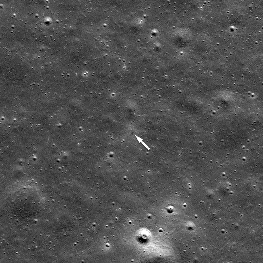 Hakuto impact site