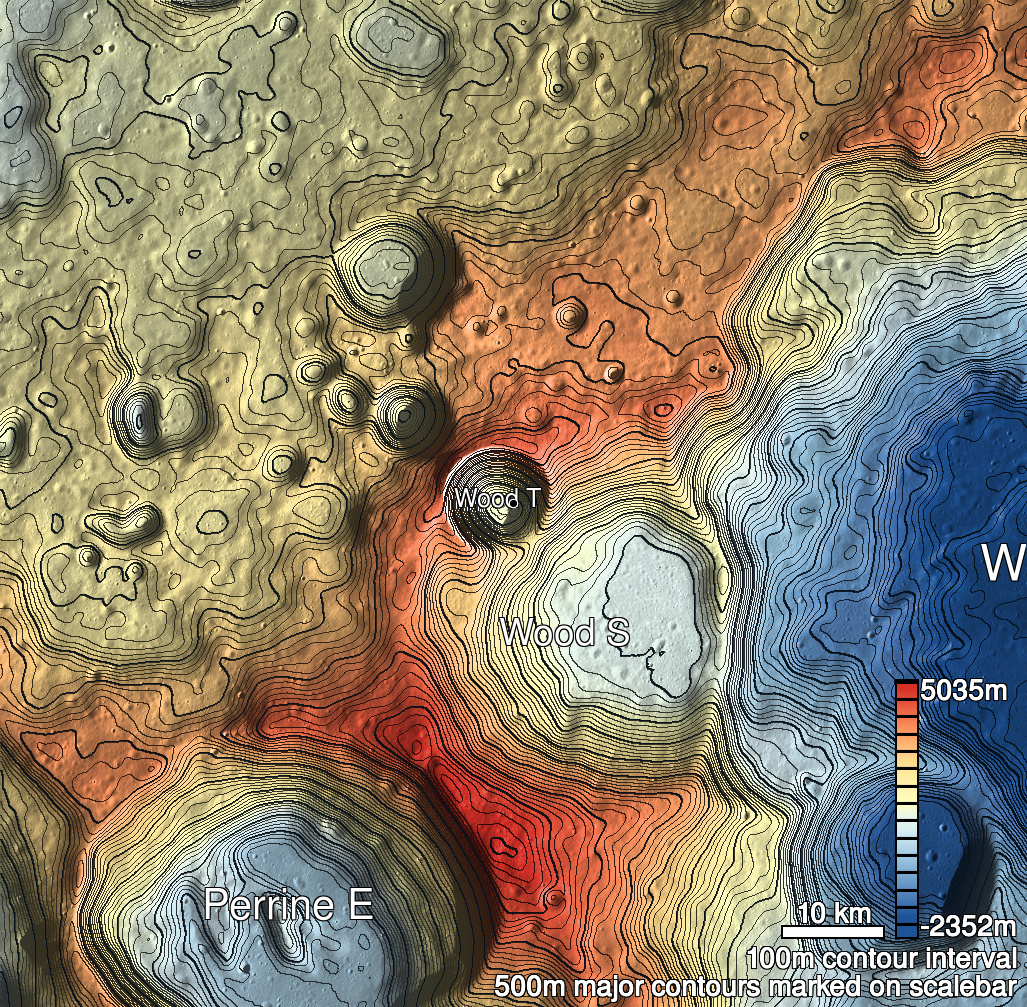 Wood T 1b Shaded Relief