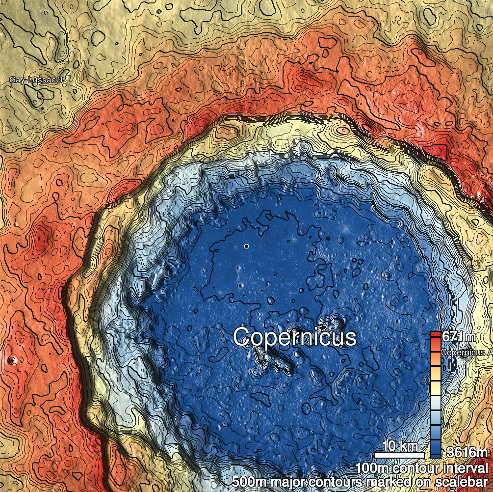 Copernicus 17b Shaded Relief