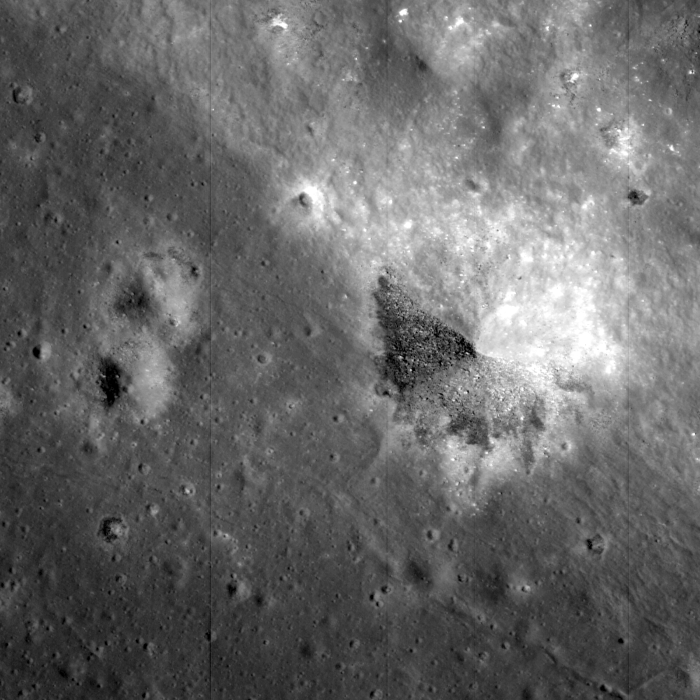 King Crater's Unusual Melt Pond