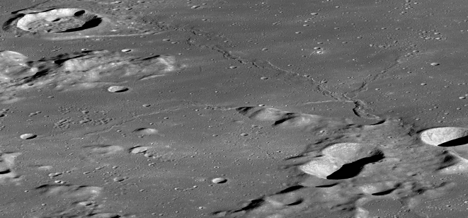 Image of Intersecting Wrinkle Ridges